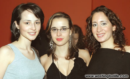 Alisa Tugberk, event organizer Carolina Furukrona and Zeina Ayvaz