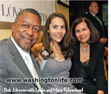 Bob Johnson with Leslie and Mary Fahrenkopf