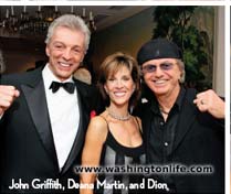 John Griffi th, Deana Martin, and Dion