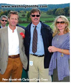 Peter Arundel with Clarke and Cindy Green