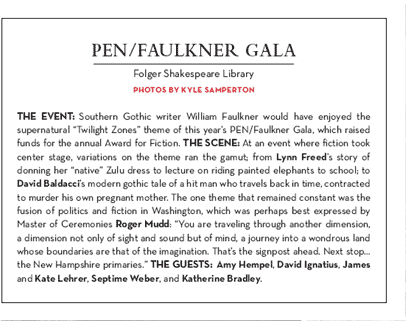 Pen/Faulkner Gala