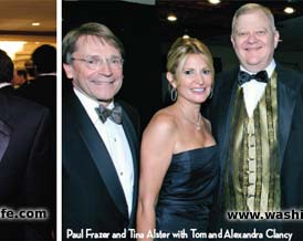 Paul Frazer and Tina Alster with Tom and Alexandra Clancy