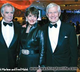 Gail and Benjamin Jacobs with Marlene and Fred Malek