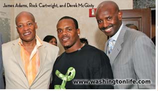 James Adams, Rock Cartwright, and Derek McGinty