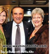 Elizabeth and Tony Lo Bianco with Martha Alito