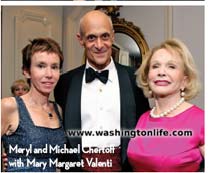 Meryl and Michael Chertoff with Mary Margaret Valenti
