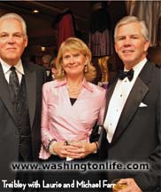 Peter Treibley with Laurie and Michael Farr