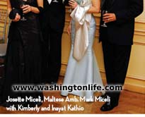 Josette Miceli, Maltese Amb. Mark Miceli