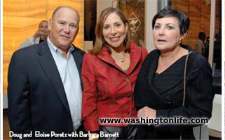 Doug and Eloise Poretz with Barbara Barnett