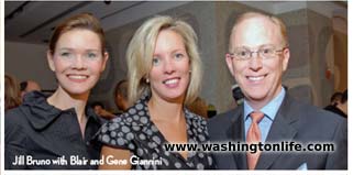 Jill Bruno with Blair and Gene Giannini