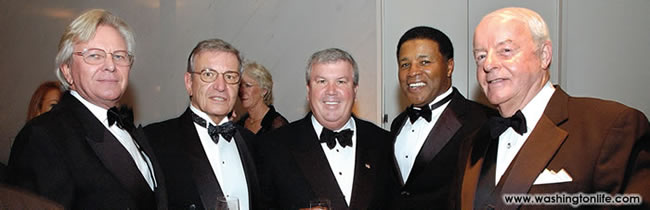 Bill Dunlap, David Trigiani, Dan Marshall, Brig Owens and David Connelly