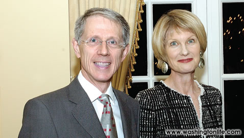 British Amb. Sir David Manning and Lady (Catherine) Manning