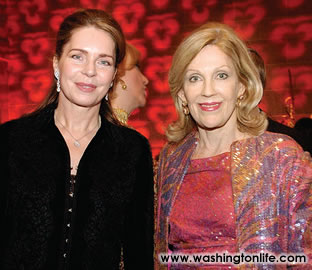 Queen Noor and Jill Sackler