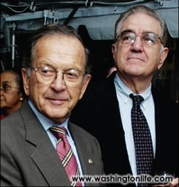 Sen. Ted Stevens evens and charles Dibona