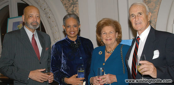 Aaron and Alexine Jackson, Patricia Bush and Phillip Day