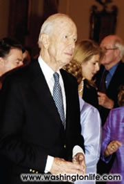 WL Fashion Editor Barbara McConaghy, WL Executive Board Chairman Gerry Byne with Nancy Bagley at the Freer and Sackler Gala