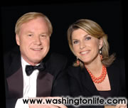 WL Fashion Editor Barbara McConaghy, WL Executive Board Chairman Gerry Byne with Nancy Bagley at the Freer and Sackler Gala
