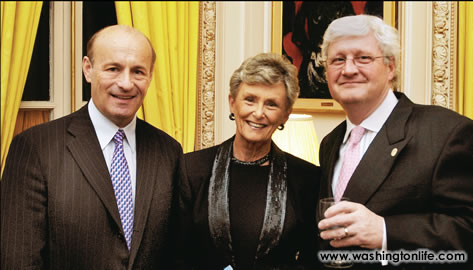 Stan Kasten, Peggy Sewell and Mark Tuohey