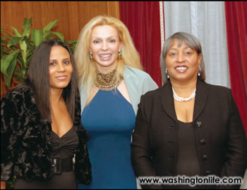 Michelle Fenty, Rima Al-Sabah and Diane Williams