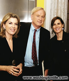 Kathleen and Chris Matthews with Claire Shipman