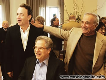 Tom Hanks, Pincus Zucherman and Sydney Harman