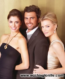 Dabney Doswell in Rozae Nichols, Marco Minuto in Ralph Lauren Black Label and Megyn Kelly in Dolce & Gabbana