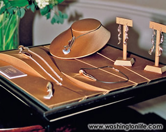 Tiff any jewelry designed by Frank Gehry