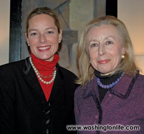 Mariella Trager and Hadassah Lieberman