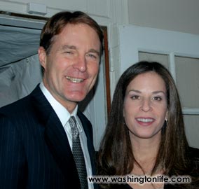 Sen. Evan Bayh and Nancy Jacobson