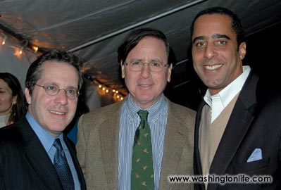 Gene Sperling, Howard Fineman and David Mercer 