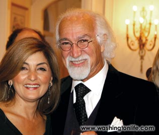Nilou Amini and Dr. Ahmad Esfandiary at the Totah’s Holiday Gathering