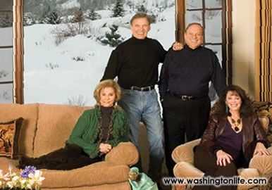 Wilma and Amb. Stuar t Bernstein with Mel and Suelle n Estrin