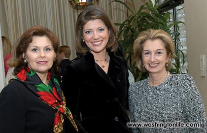 Jacalyn Leavitt, Norah O’Donnell, and Diane Bodman