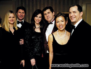 Sharon and Bruce Bradley, Aimee and Connie Carter and Susan Colby Robert Lehrman, and Mai and Jim Abdo