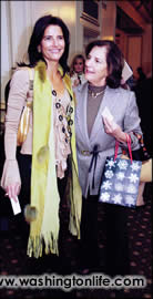 Maria Therese Lowell with friend