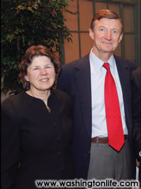 Kathy Mayer and Institute Chairman Bill Mayer
