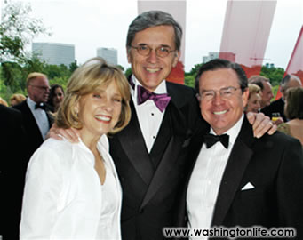 Dick and Betsy DeVoss with James Free