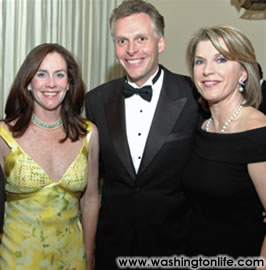 Dorothy and Terry McAuliffe, and Kathleen Matthews