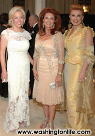 Mary Ourisman, Nada Kirdar and Georgette Mosbacher