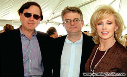 Howard Fineman, David jackson and Morgan Fairchild