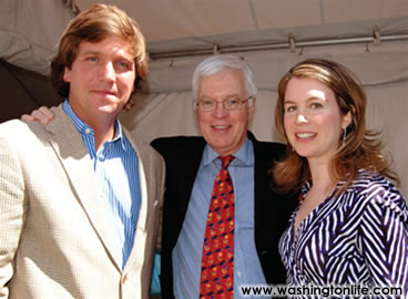 Tucker Carlson, Bill Press and Amy Shuster