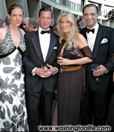 Hope Bass, David Bass, Christine Taylor and Joseph Fichera