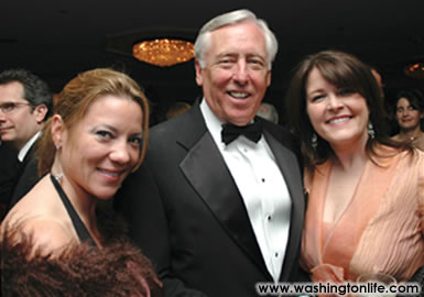 Kimball Stroud, Rep. Steny Hoyer and Rachel Pearson