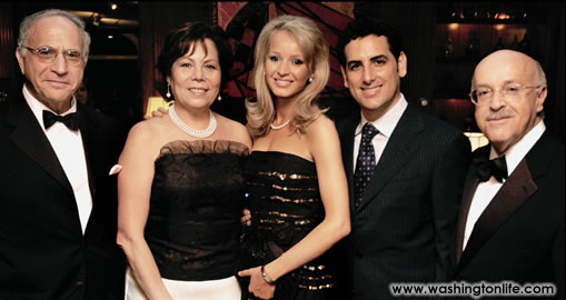 Michael Sonnenreich, Veronica Ferrero, Julia Trappe, Juan Diego Florez and Peruvian Amb. Eduardo Ferrero