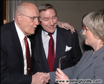 Rep. John Dingell with John and Barbara Cochran