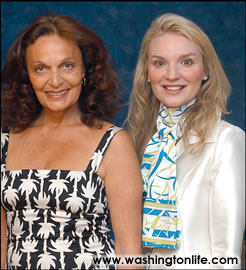 Diane von Furstenberg and Alyse Nelson Bloom 