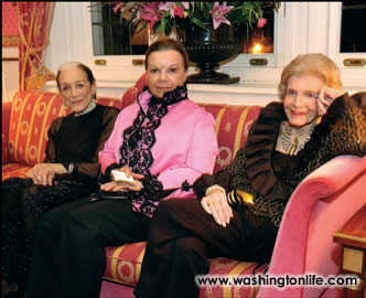 Lolo Sarnoff, Ruthie Leffall and Gertrude Amencourt