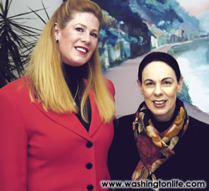 Mary Beth Powers and Madame Blickenstorfer