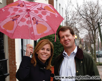 Billy Campbell with author Page Evans