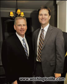 Rep. Chris Johns and Gordon Taylor